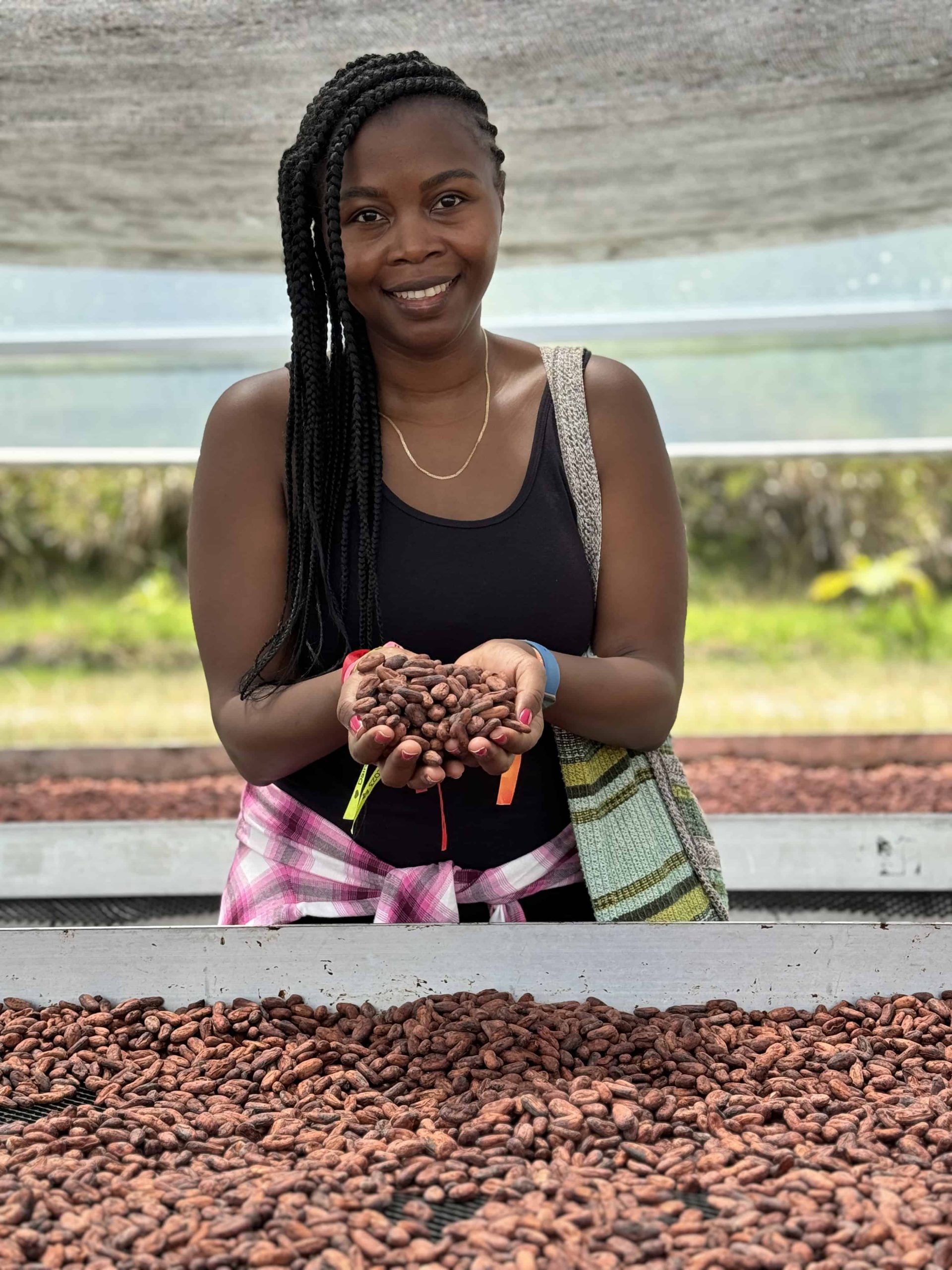 holding beans